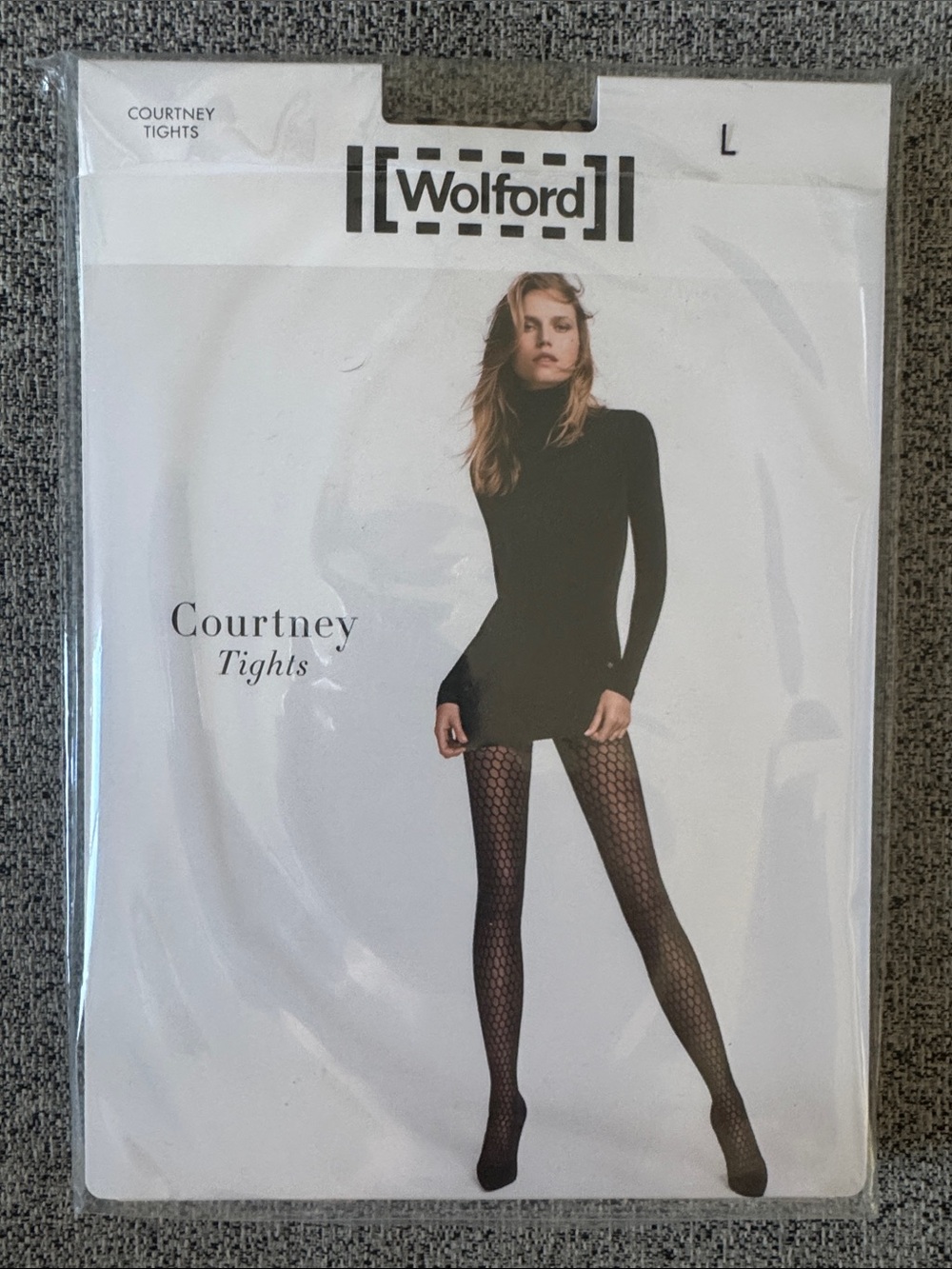 Wolford Gobi/Black Patterned Courtney Tights